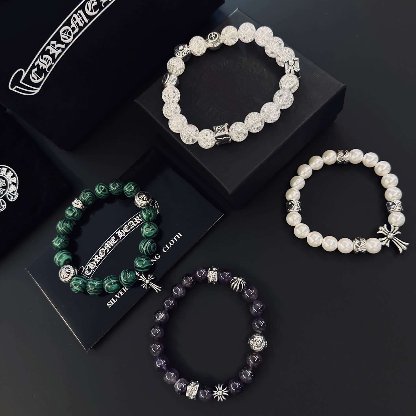 Chrome Hearts Beaded Bracelets Set